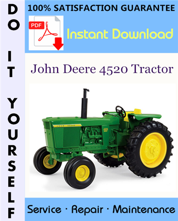 John Deere 4520 Tractor Technical Manual