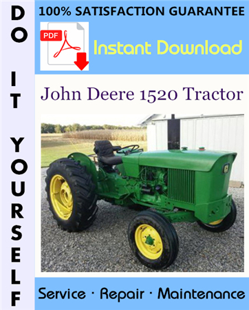 John Deere 1520 Tractor Technical Manual