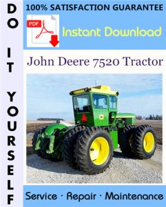 John Deere 7520 Tractor Technical Manual