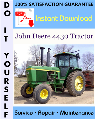 John Deere 4430 Tractor Technical Manual