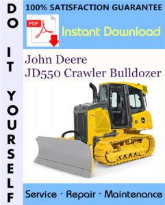 John Deere JD550 Crawler Bulldozer Technical Manual