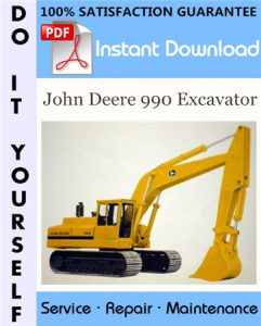 John Deere 990 Excavator Technical Manual