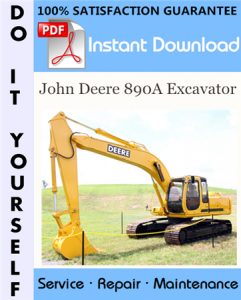 John Deere 890A Excavator Technical Manual