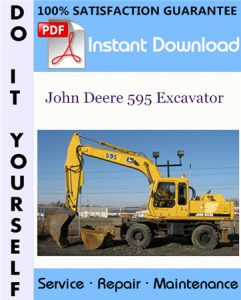 John Deere 595 Excavator Technical Manual