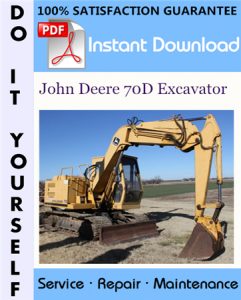 John Deere 70D Excavator Repair Technical Manual