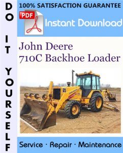 John Deere 710C Backhoe Loader Repair Technical Manual