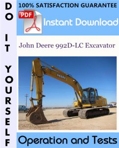 John Deere 992D-LC Excavator Operation and Tests