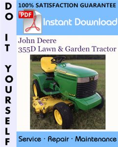 John Deere 355D Lawn & Garden Tractor Technical Manual