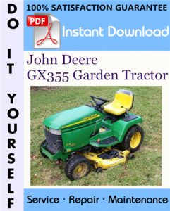 John Deere GX355 Garden Tractor Technical Manual