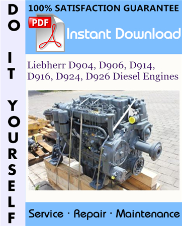 Liebherr D904, D906, D914, D916, D924, D926 Diesel Engines