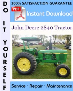 John Deere 2840 Tractor Technical Manual