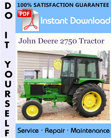 John Deere 2750 Tractor Technical Manual