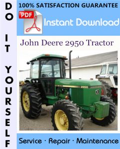 John Deere 2950 Tractor Technical Manual