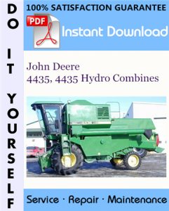 John Deere 4435, 4435 Hydro Combines Technical Manual