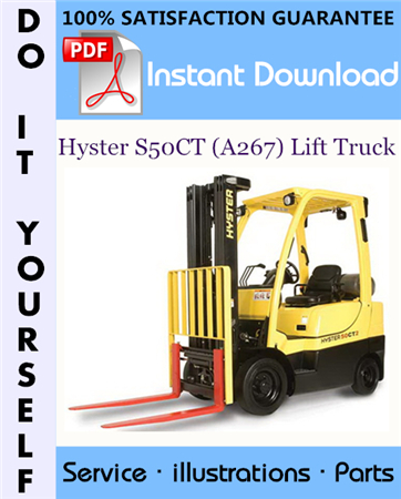 Hyster S50CT (A267) Lift Truck Parts Manual