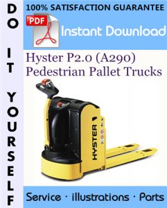 Hyster P2.0 (A290) Pedestrian Pallet Trucks Parts Manual