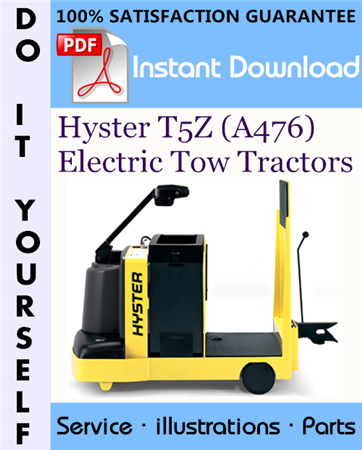 Hyster T5Z (A476) Electric Tow Tractors Parts Manual