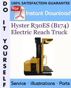 Hyster R30ES (B174) Electric Reach Truck Parts Manual