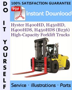 Hyster H400HD, H450HD, H400HDS, H450HDS (B236) High-Capacity Forklift Trucks Parts Manual