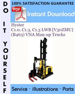 Hyster C1.0, C1.3, C1.3 LWB [V30ZMU] (B463) VNA Man-up Trucks Parts Manual