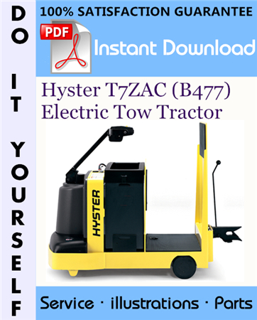 Hyster T7ZAC (B477) Electric Tow Tractor Parts Manual