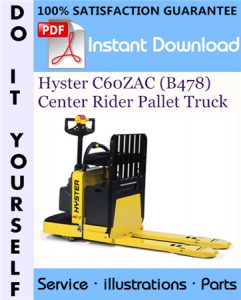 Hyster C60ZAC (B478) Center Rider Pallet Truck Parts Manual