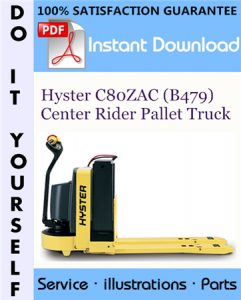 Hyster C80ZAC (B479) Center Rider Pallet Truck Parts Manual