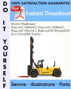 Hyster Challenger H36.00C (H800C), H40.00C (H880C), H44.00C (H970C), H48.00CH (H1050CH) [C117] Forklift Trucks