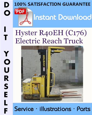 Hyster R40EH (C176) Electric Reach Truck Parts Manual