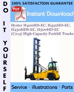 Hyster H400HD-EC, H450HD-EC, H450HDS-EC, H500HD-EC (C214) High-Capacity Forklift Trucks Parts Manual