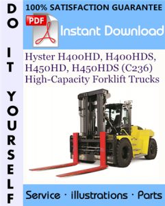 Hyster H400HD, H400HDS, H450HD, H450HDS (C236) High-Capacity Forklift Trucks Parts Manual