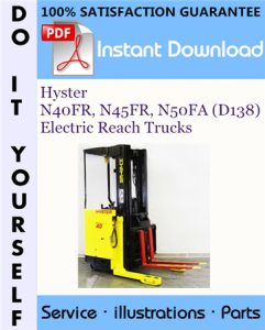 Hyster N40FR, N45FR, N50FA (D138) Electric Reach Trucks Parts Manual