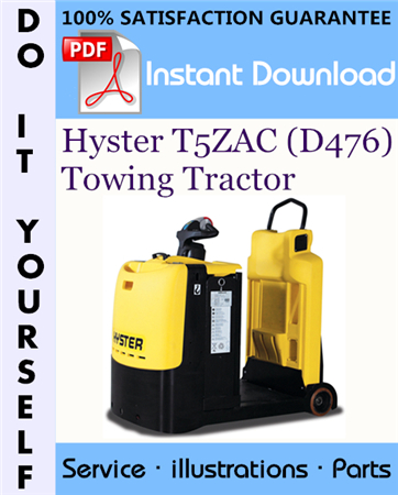 Hyster T5ZAC (D476) Towing Tractor Parts Manual