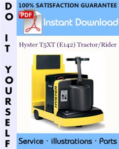 Hyster T5XT (E142) Tractor/Rider Parts Manual