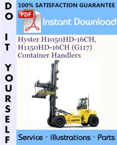 Hyster H1050HD-16CH, H1150HD-16CH (G117) Container Handlers Parts Manual