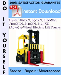 Hyster J80XN, J90XN, J100XN, J100XLN, J110XN, J120XN (A970) 4-Wheel Electric Lift Trucks