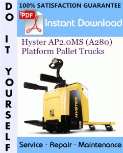 Hyster AP2.0MS (A280) Platform Pallet Trucks Service Repair Workshop Manual