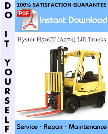 Hyster H50CT (A274) Lift Trucks Service Repair Workshop Manual