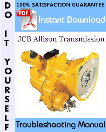 JCB Allison Transmission Troubleshooting Manual