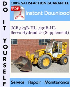 JCB 525B-HL, 530B-HL Servo Hydraulics Service Manual Supplement