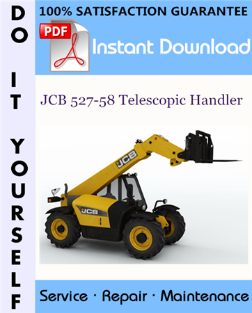 JCB 527-58 Telescopic Handler Service Repair Workshop Manual