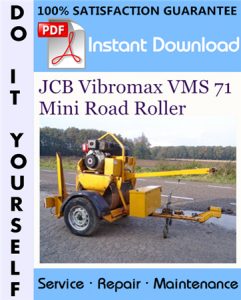 JCB Vibromax VMS 71 Mini Road Roller Service Repair Workshop Manual