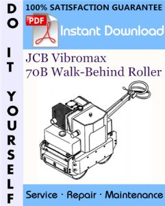 JCB Vibromax 70B Walk-Behind Roller Service Repair Workshop Manual