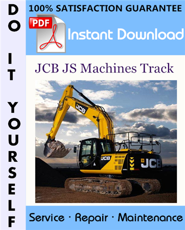 JCB JS Machines Track Service Repair Workshop Manual