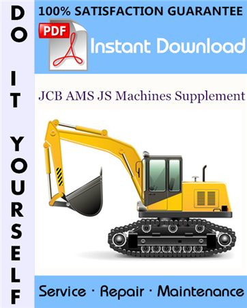 JCB AMS JS Machines Supplement Serivce Manual