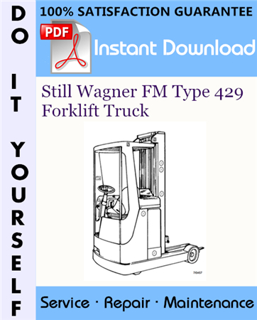 Still Wagner FM Type 429 Forklift Truck Service Repair Workshop Manual