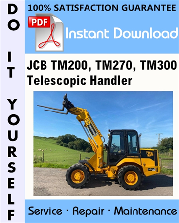 JCB TM200, TM270, TM300 Telescopic Handler