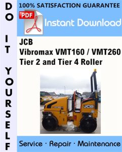 JCB Vibromax VMT160 / VMT260 Tier 2 and Tier 4 Roller