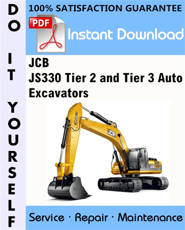 JCB JS330 Tier 2 and Tier 3 Auto Excavators